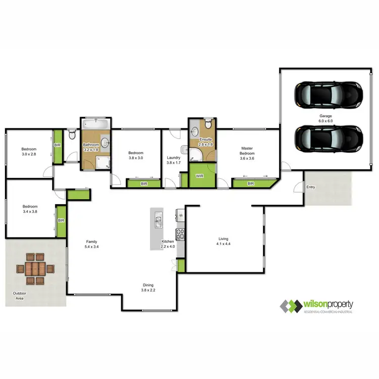 Floorplan of Homely house listing, 103 Hammersmith Circuit, Traralgon VIC 3844