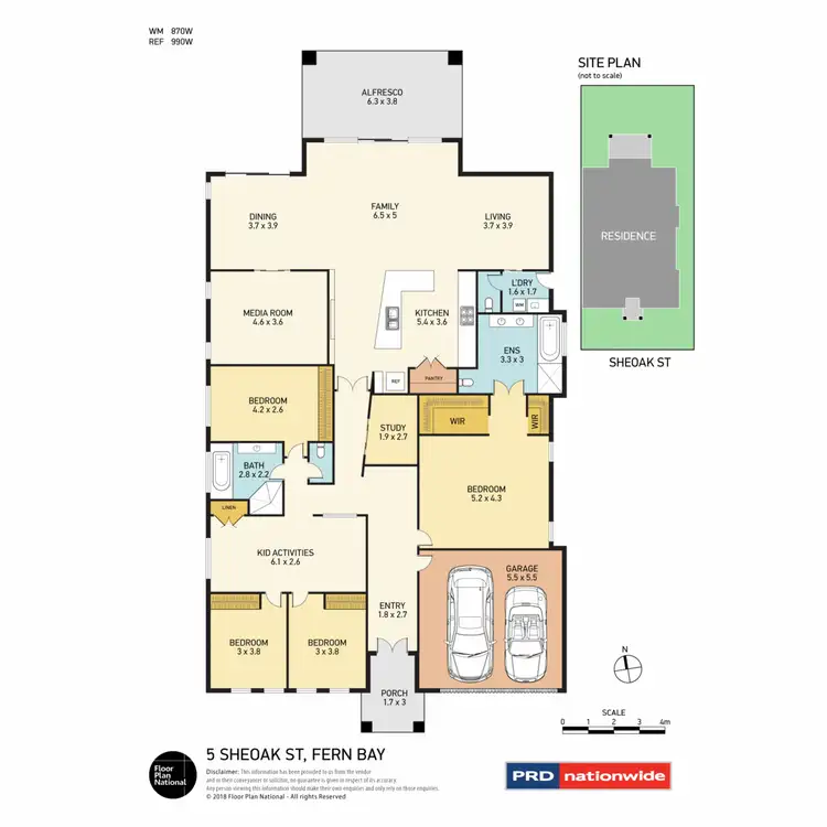 Floorplan of Homely house listing, 5 Sheoak Street, Fern Bay NSW 2295