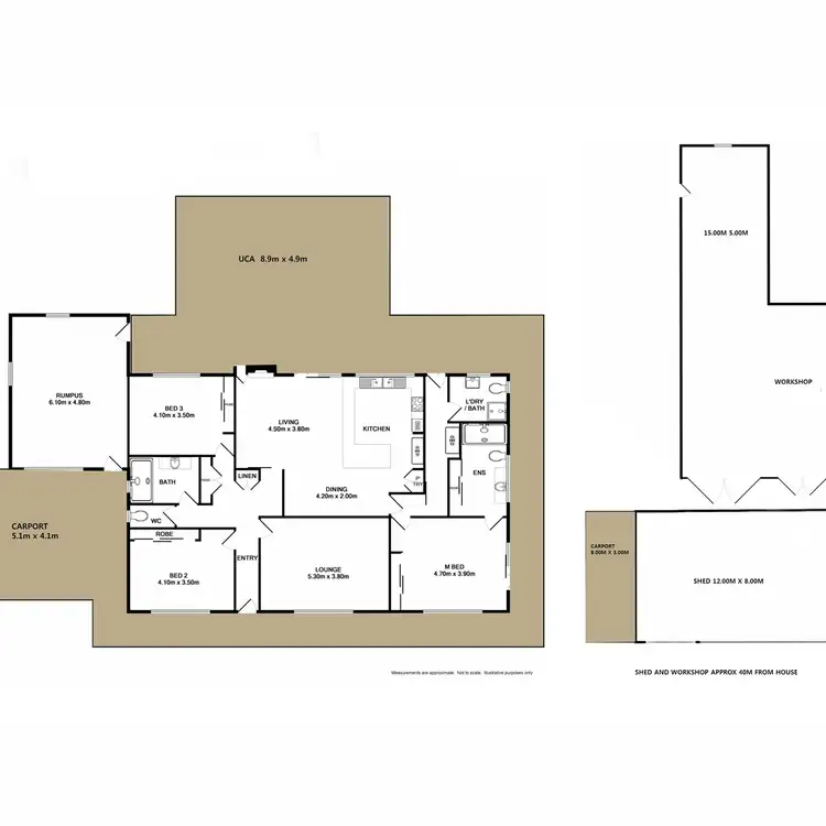 Floorplan of Homely rural property listing, 73 Parish Lane, Killawarra VIC 3678
