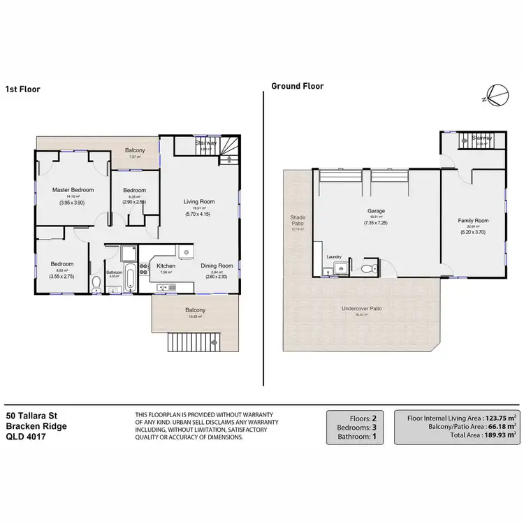 Floorplan of Homely house listing, 50 Tallara Street, Bracken Ridge QLD 4017