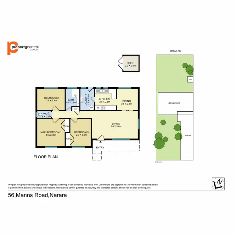 Floorplan of Homely house listing, 56 Manns Road, Narara NSW 2250