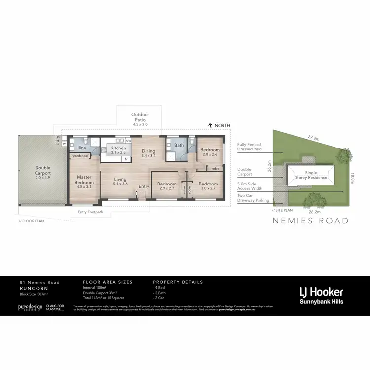Floorplan of Homely house listing, 81 Nemies Road, Runcorn QLD 4113