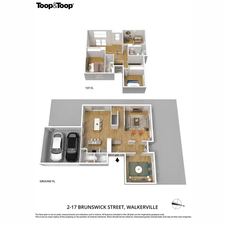Floorplan of Homely house listing, 2/17 Brunswick Street, Walkerville SA 5081