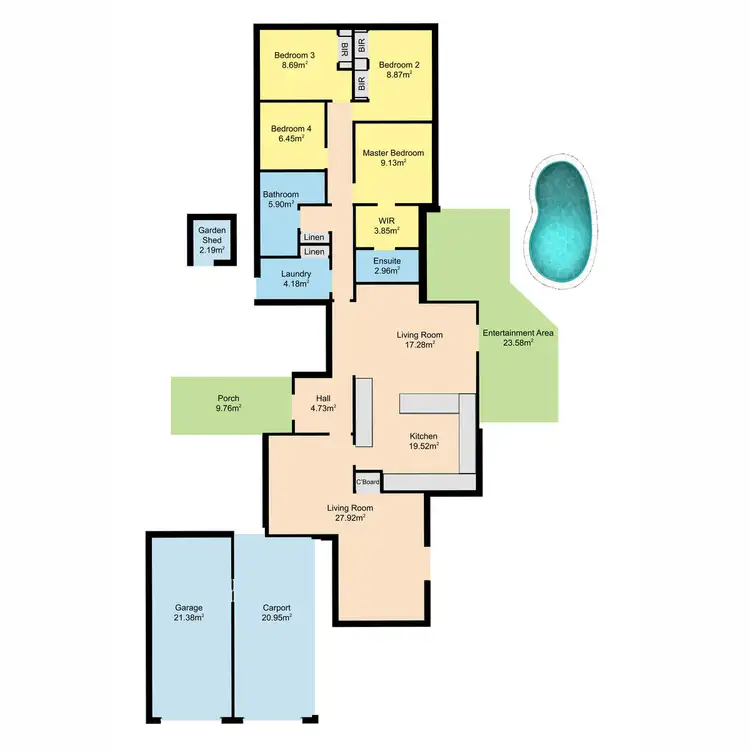 Floorplan of Homely house listing, 28 Inglis Street, Sale VIC 3850