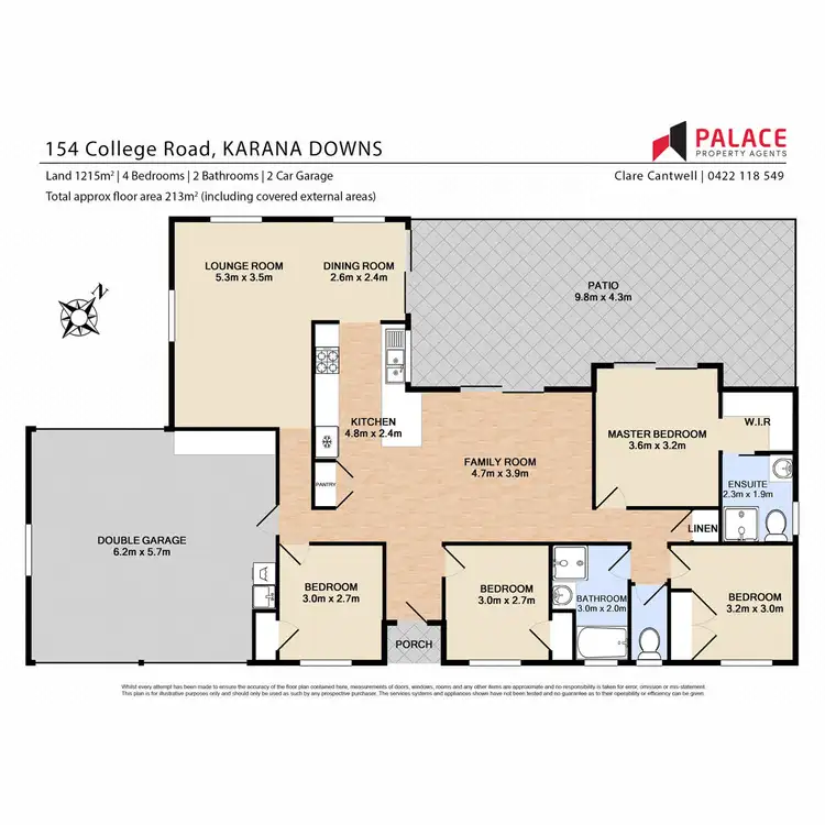 Floorplan of Homely house listing, 154 College Road, Karana Downs QLD 4306