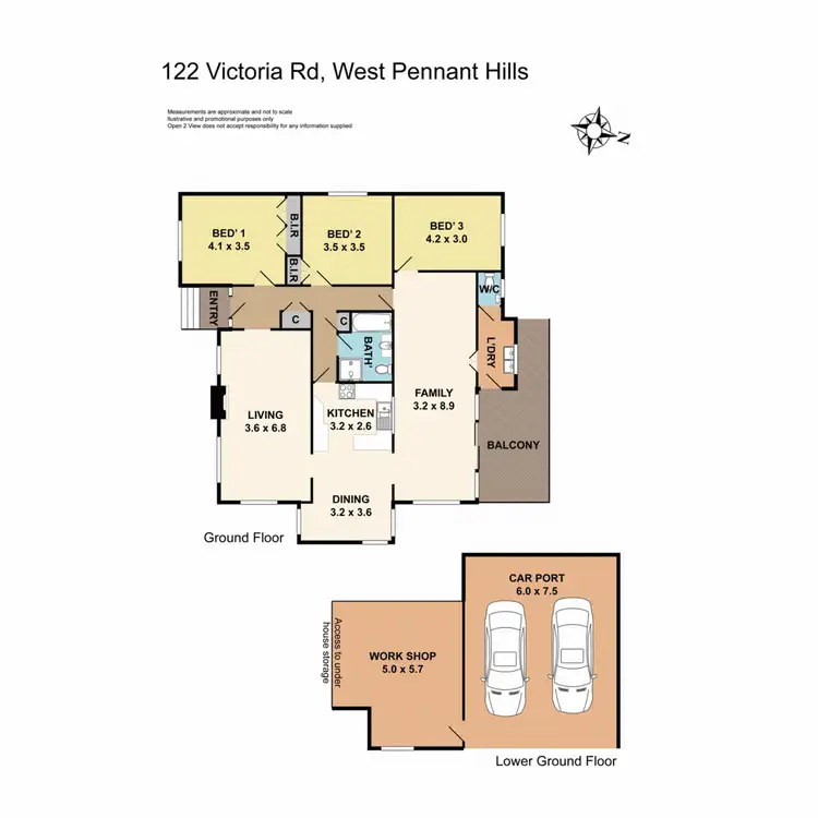 Floorplan of Homely house listing, 122 Victoria Road, West Pennant Hills NSW 2125