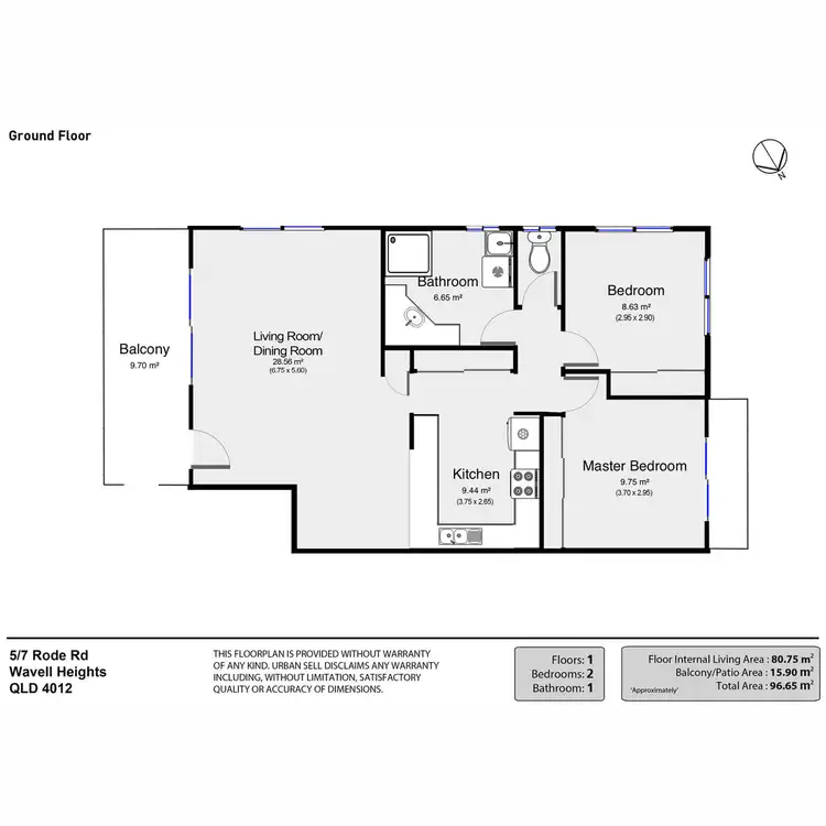 Floorplan of Homely apartment listing, 5/7 Rode Road, Wavell Heights QLD 4012