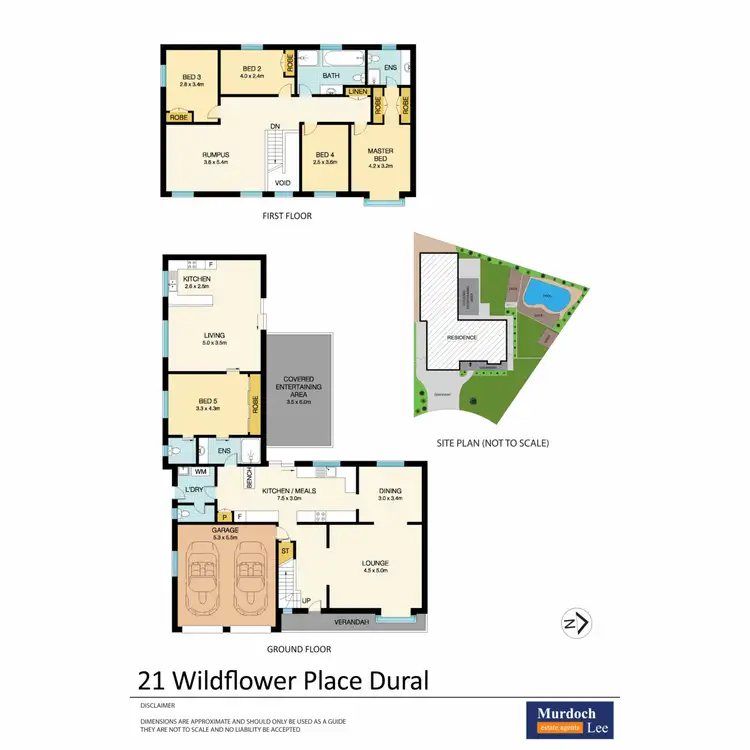Floorplan of Homely house listing, 21 Wildflower Place, Dural NSW 2158