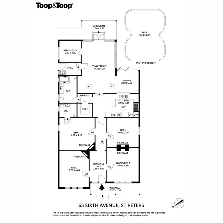 Floorplan of Homely house listing, 65 Sixth Avenue, St Peters SA 5069