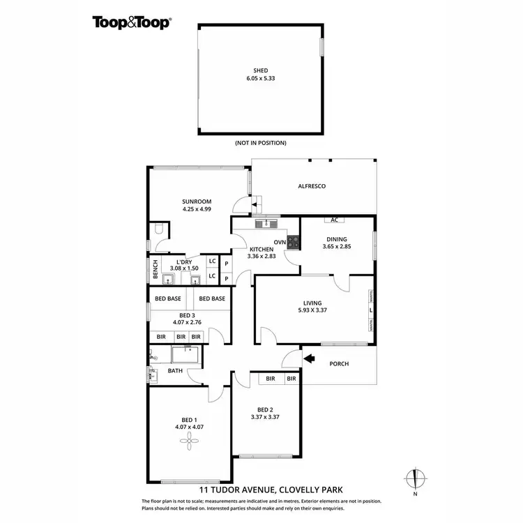 Floorplan of Homely house listing, 11 Tudor Avenue, Clovelly Park SA 5042