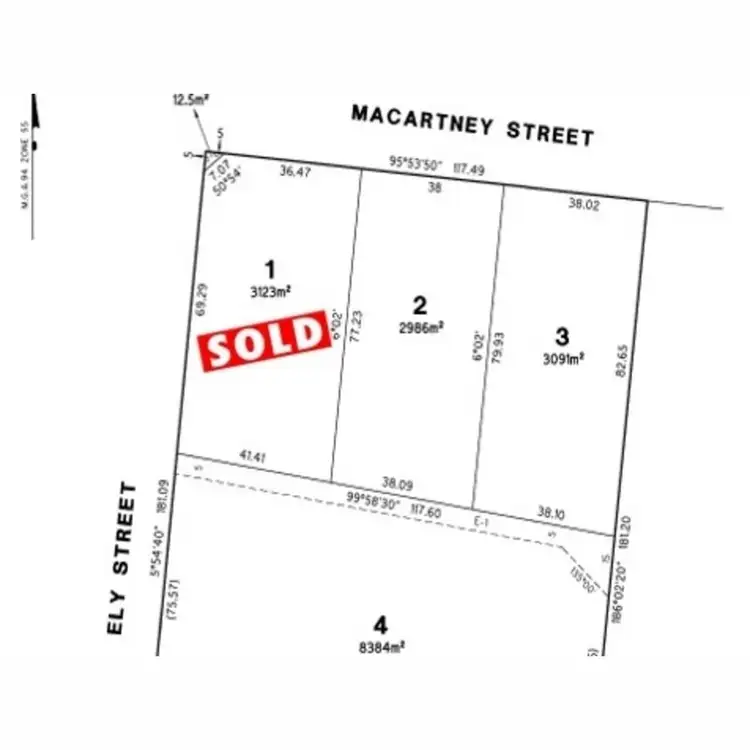 Floorplan of Homely land listing, LOT 3 Ely Street, Oxley VIC 3678