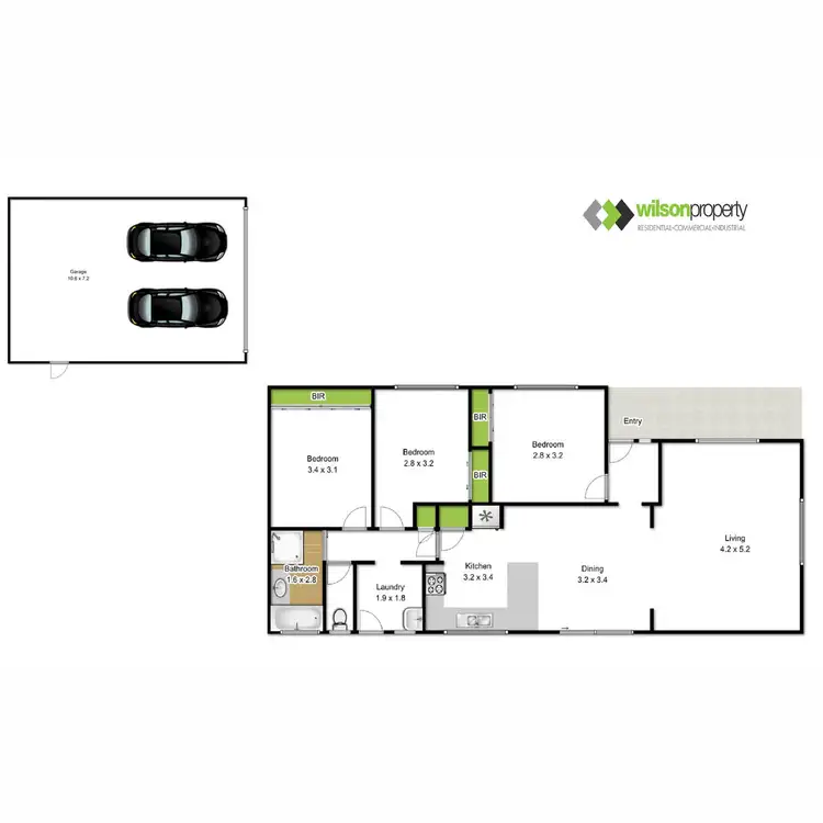 Floorplan of Homely house listing, 80 Parkwood Way, Traralgon VIC 3844