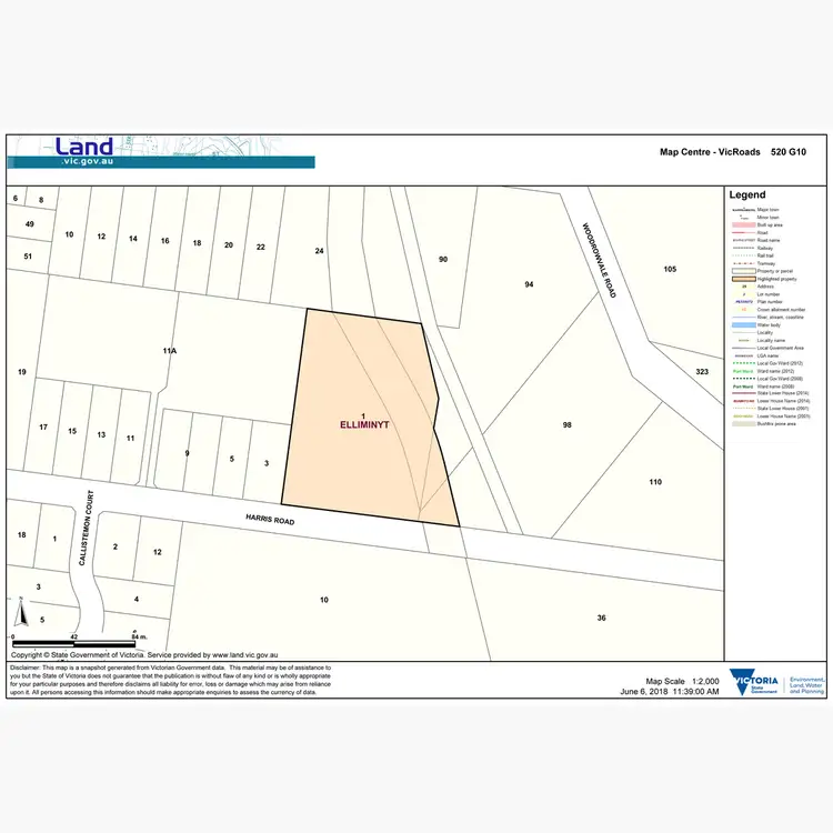 Floorplan of Homely rural property listing, 1 Harris Road, Elliminyt VIC 3250