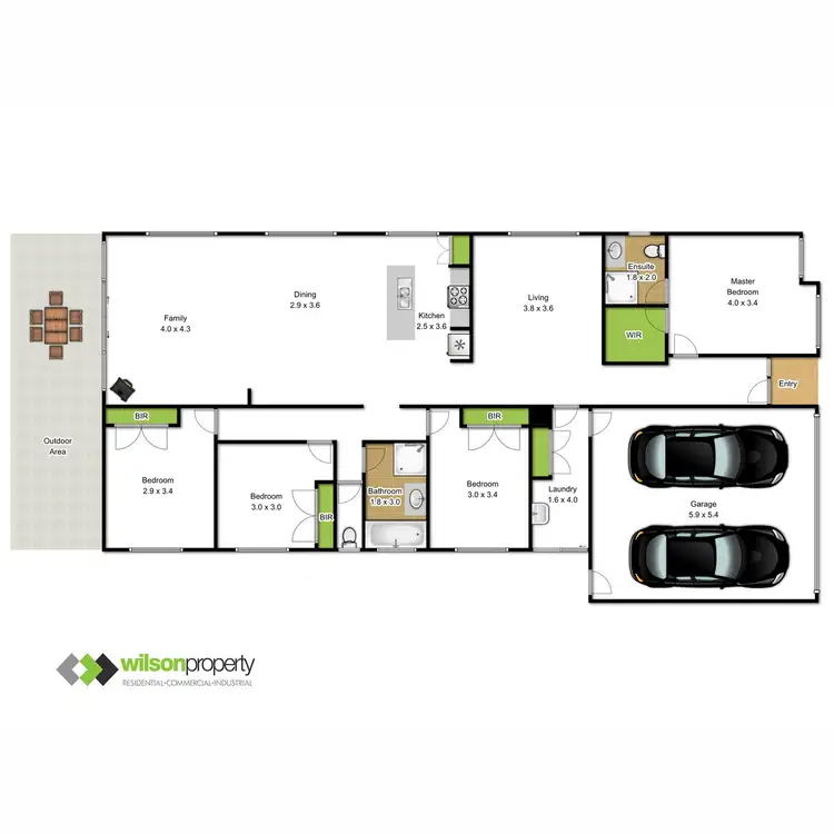 Floorplan of Homely house listing, 45 Connaught Way, Traralgon VIC 3844