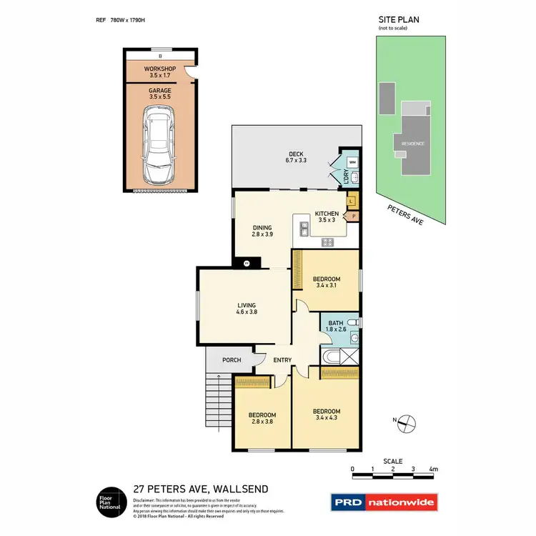 Floorplan of Homely house listing, 27 Peters Avenue, Wallsend NSW 2287