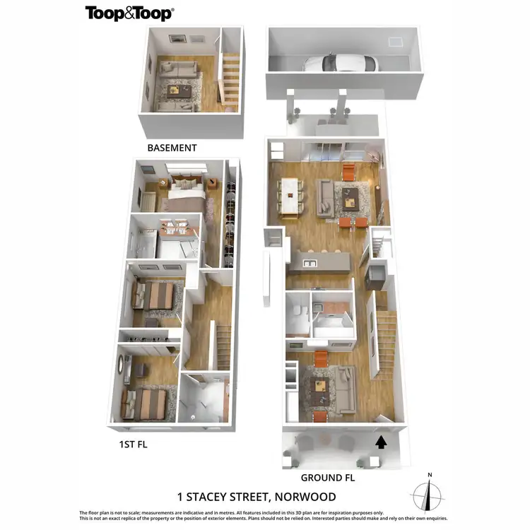 Floorplan of Homely house listing, 1 Stacey Street, Norwood SA 5067