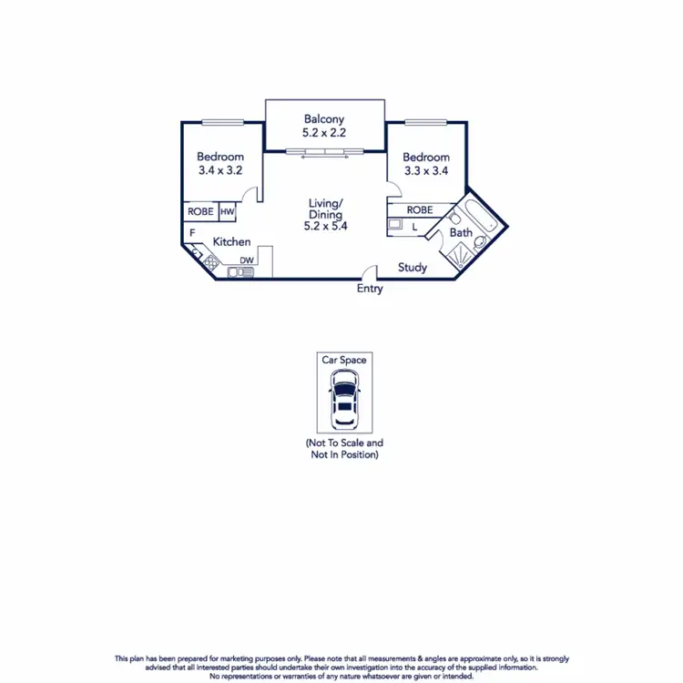 Floorplan of Homely apartment listing, 2/157 Epsom Road, Ascot Vale VIC 3032