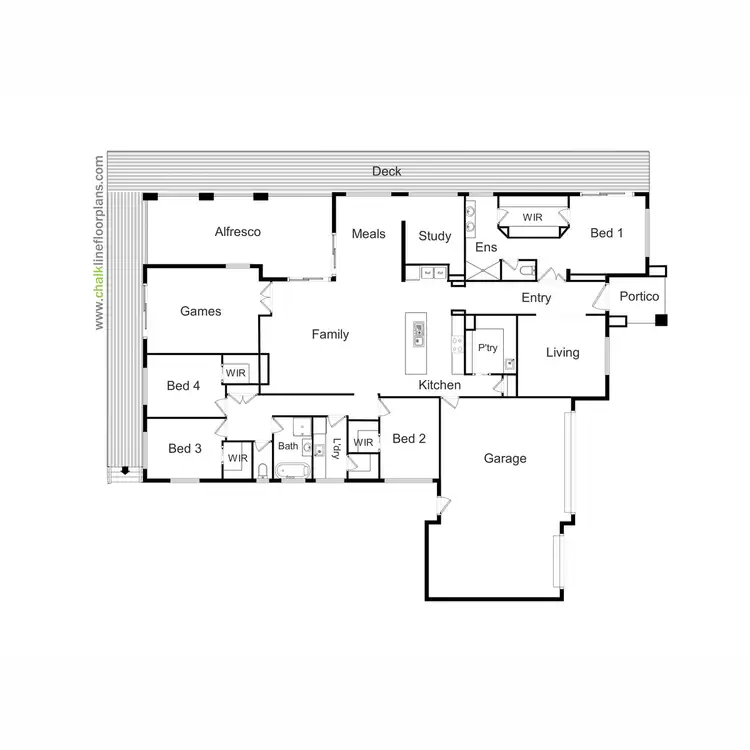 Floorplan of Homely house listing, 5 Stockmans Drive, Mansfield VIC 3722