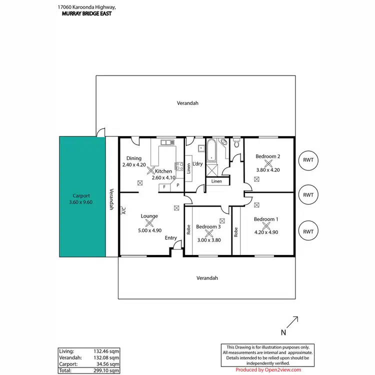 Floorplan of Homely rural property listing, 17060 Karoonda Highway, Murray Bridge East SA 5253