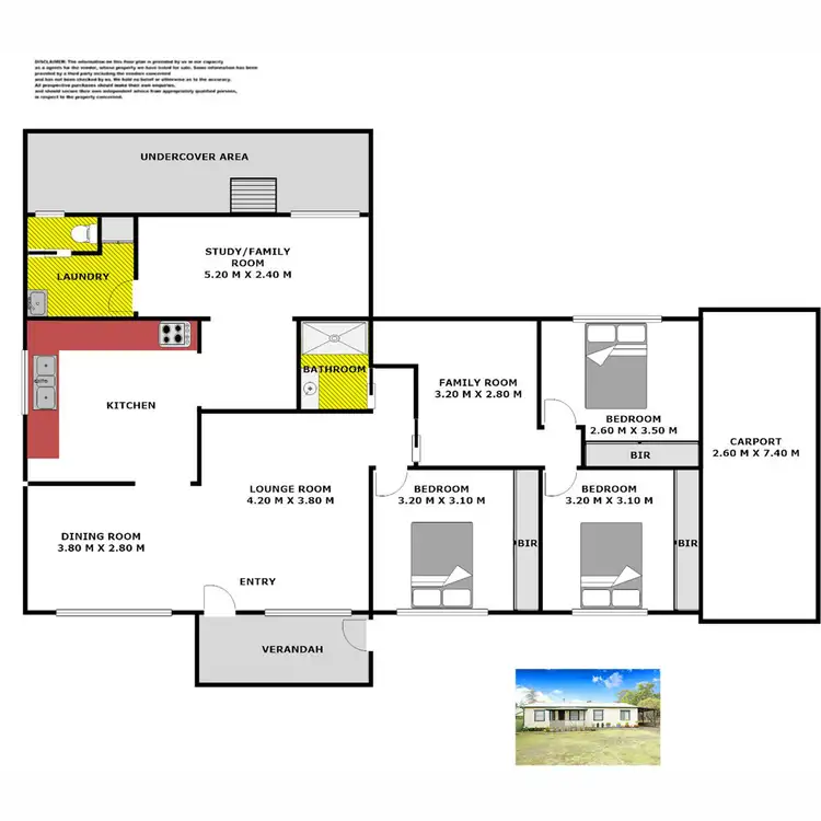 Floorplan of Homely house listing, 8 First Street, Warragamba NSW 2752