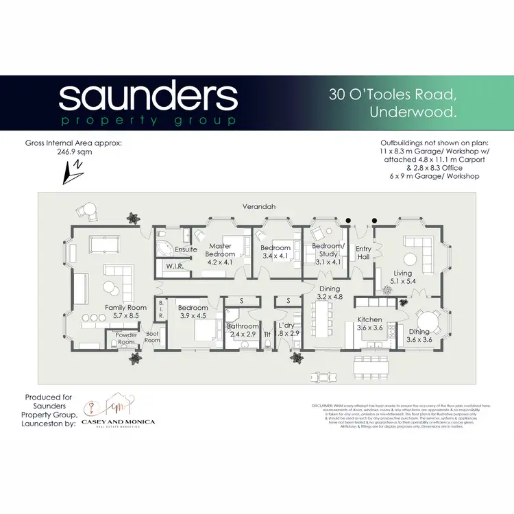 Floorplan of Homely house listing, 30 O'Tooles Road, Underwood TAS 7268
