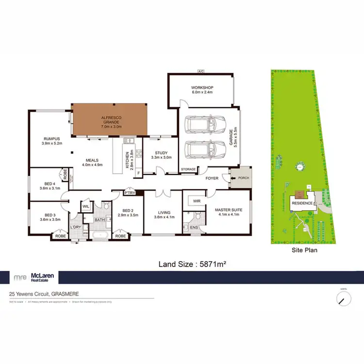 Floorplan of Homely rural property listing, 25 Yewens Circuit, Grasmere NSW 2570