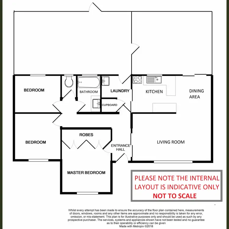 Floorplan of Homely house listing, 5 Newport Way, Lynwood WA 6147