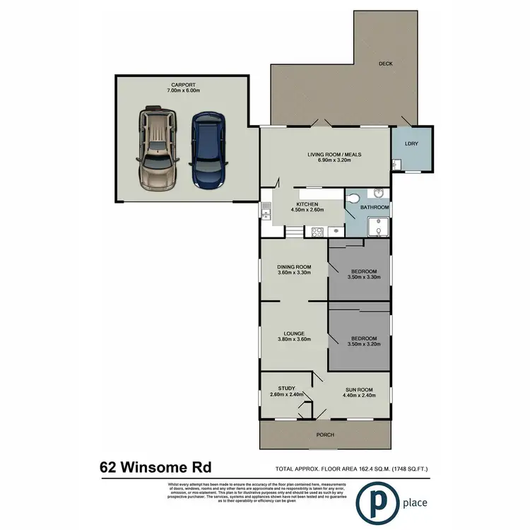 Floorplan of Homely house listing, 62 Winsome Road, Salisbury QLD 4107