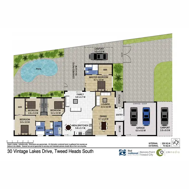 Floorplan of Homely house listing, 30 Vintage Lakes Drive, Tweed Heads South NSW 2486