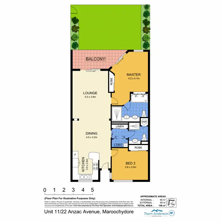 Floorplan of Homely unit listing, 11/22 Anzac Avenue, Maroochydore QLD 4558
