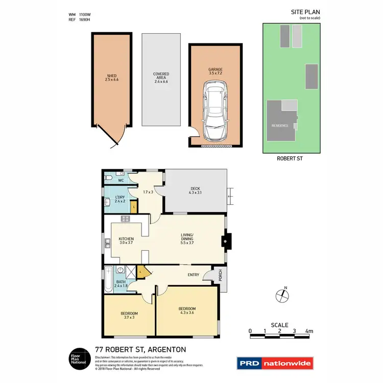 Floorplan of Homely house listing, 77 Robert Street, Argenton NSW 2284