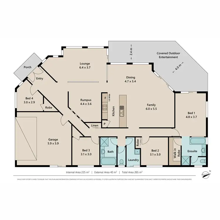 Floorplan of Homely house listing, 6 Voss Boulevard, Heritage Park QLD 4118