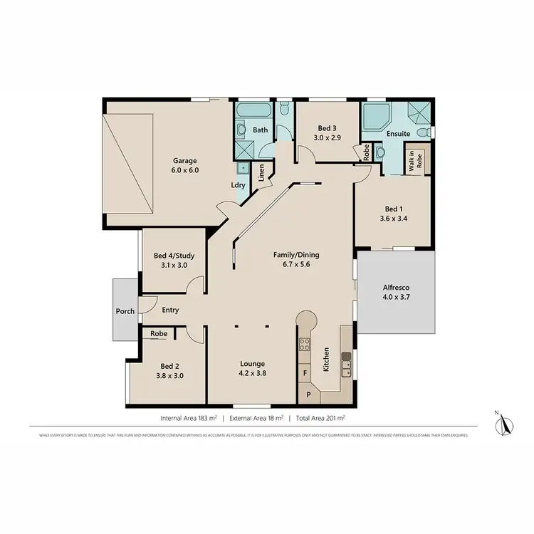 Floorplan of Homely house listing, 5 Capricorn Avenue, Crestmead QLD 4132
