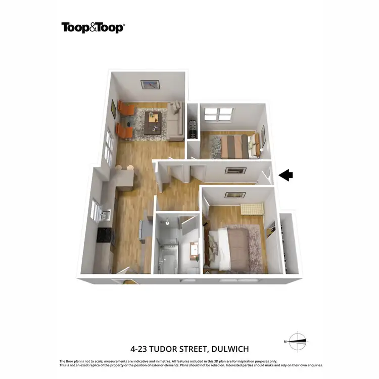 Floorplan of Homely unit listing, 4/23 Tudor Street, Dulwich SA 5065