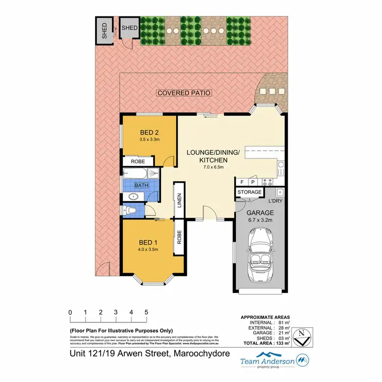 Floorplan of Homely unit listing, 121/19 Arwen Street, Maroochydore QLD 4558