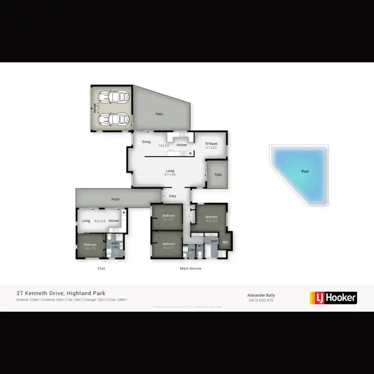 Floorplan of Homely house listing, 27 Kenneth Drive, Highland Park QLD 4211