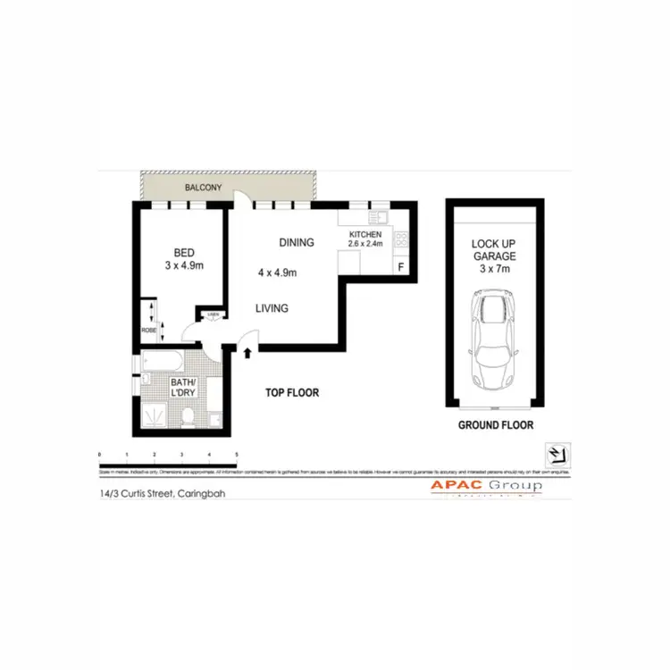 Floorplan of Homely apartment listing, 14/3-5 Curtis Street, Caringbah NSW 2229