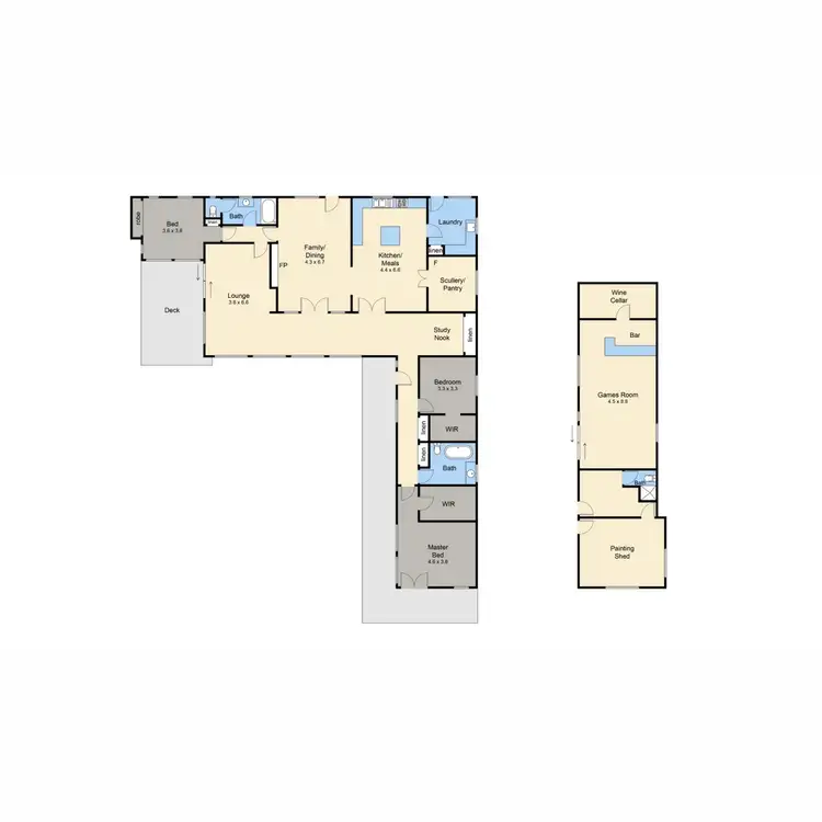 Floorplan of Homely house listing, 13 James Street, Dromana VIC 3936