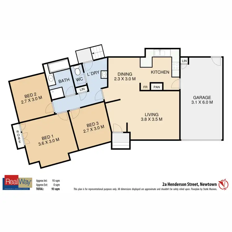 Floorplan of Homely house listing, 2a Henderson Street, Newtown QLD 4350