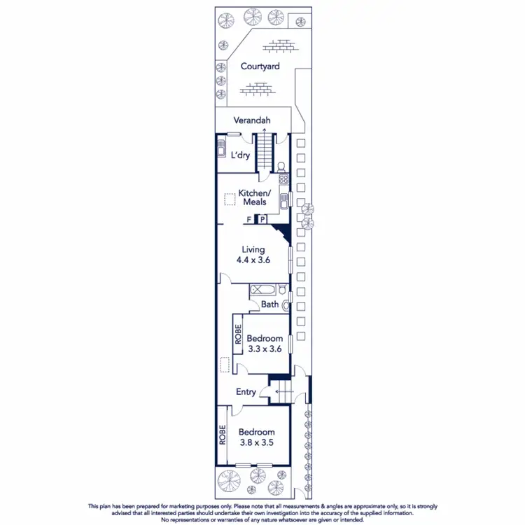Floorplan of Homely house listing, 150 Shields Street, Flemington VIC 3031