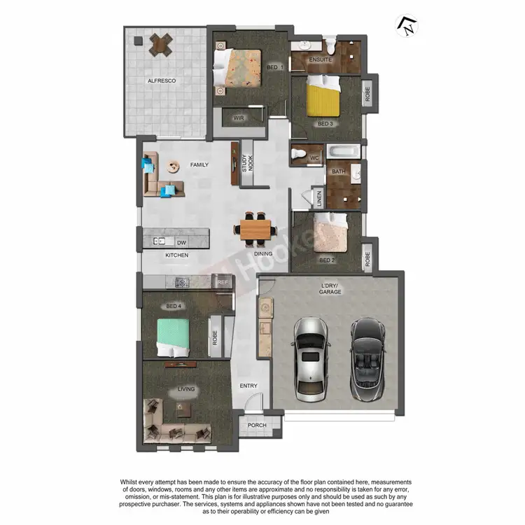 Floorplan of Homely house listing, 8 Fiveways Circuit, Park Ridge QLD 4125