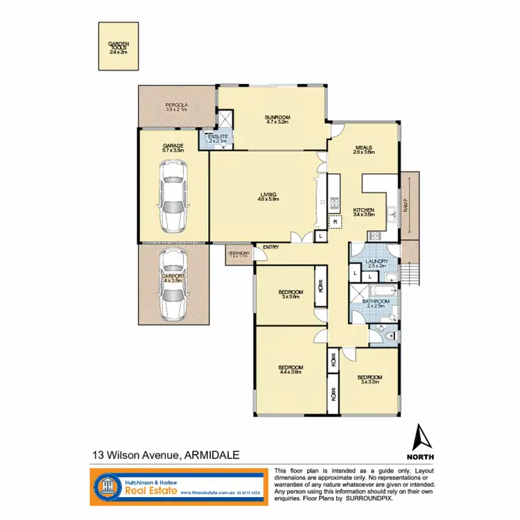 Floorplan of Homely house listing, 13 Wilson Avenue, Armidale NSW 2350