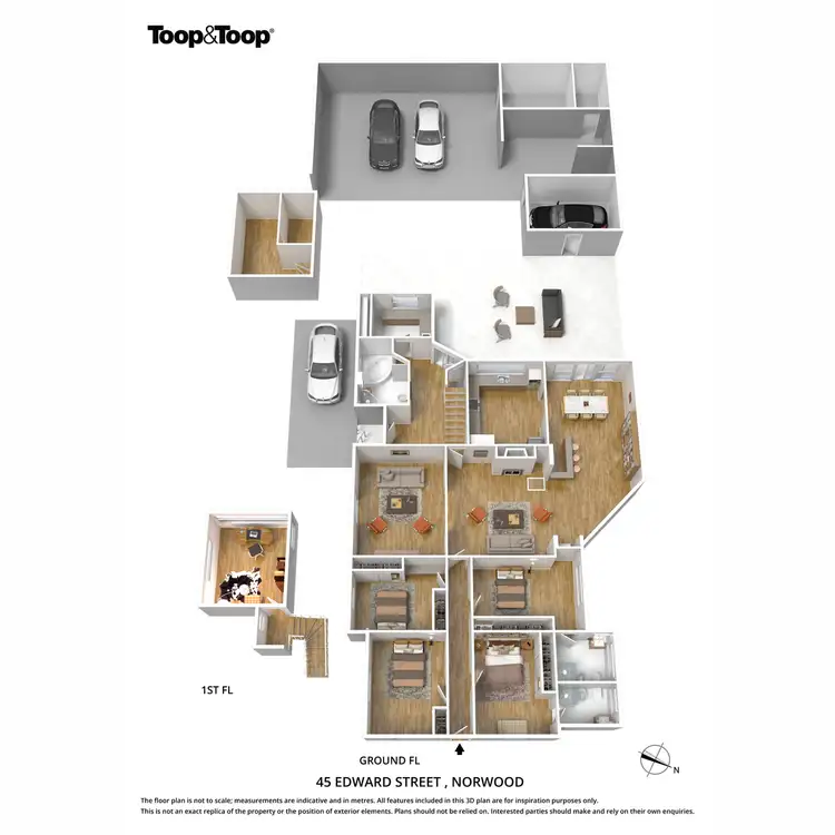 Floorplan of Homely house listing, 45 Edward Street, Norwood SA 5067