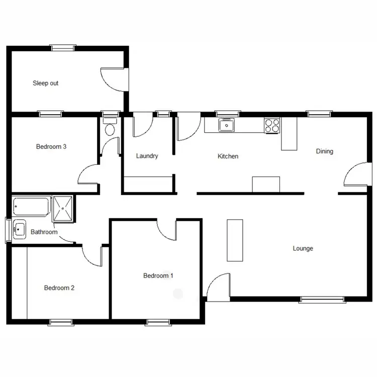 Floorplan of Homely house listing, 12 Dartmouth, Port Augusta SA 5700