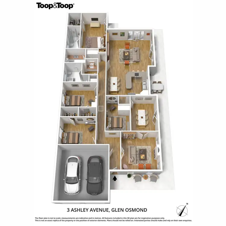 Floorplan of Homely house listing, 3 Ashley Avenue, Glen Osmond SA 5064