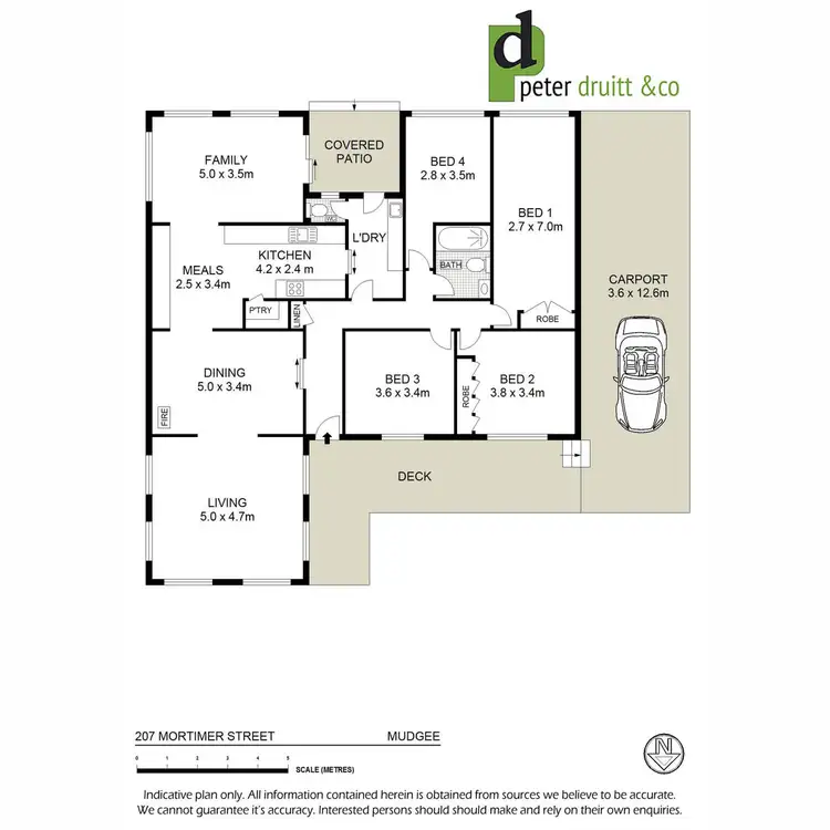 Floorplan of Homely house listing, 207 Mortimer Street, Mudgee NSW 2850