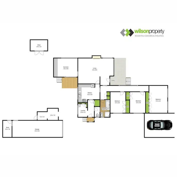 Floorplan of Homely house listing, 21 Garibaldi Street, Traralgon VIC 3844