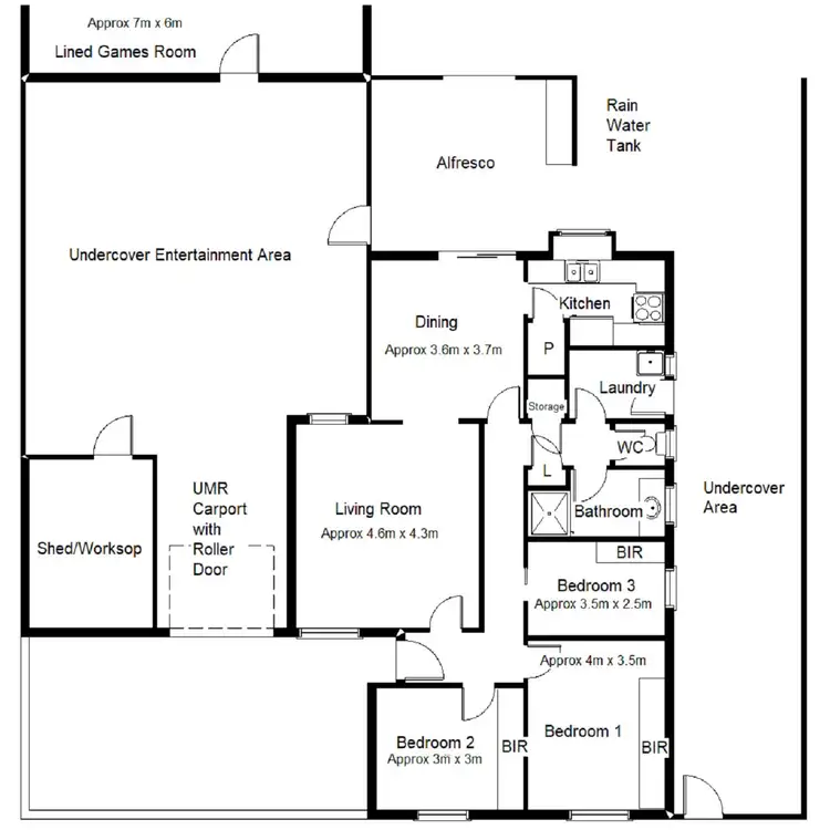 Floorplan of Homely house listing, 12 Anderson Crescent, Port Augusta SA 5700