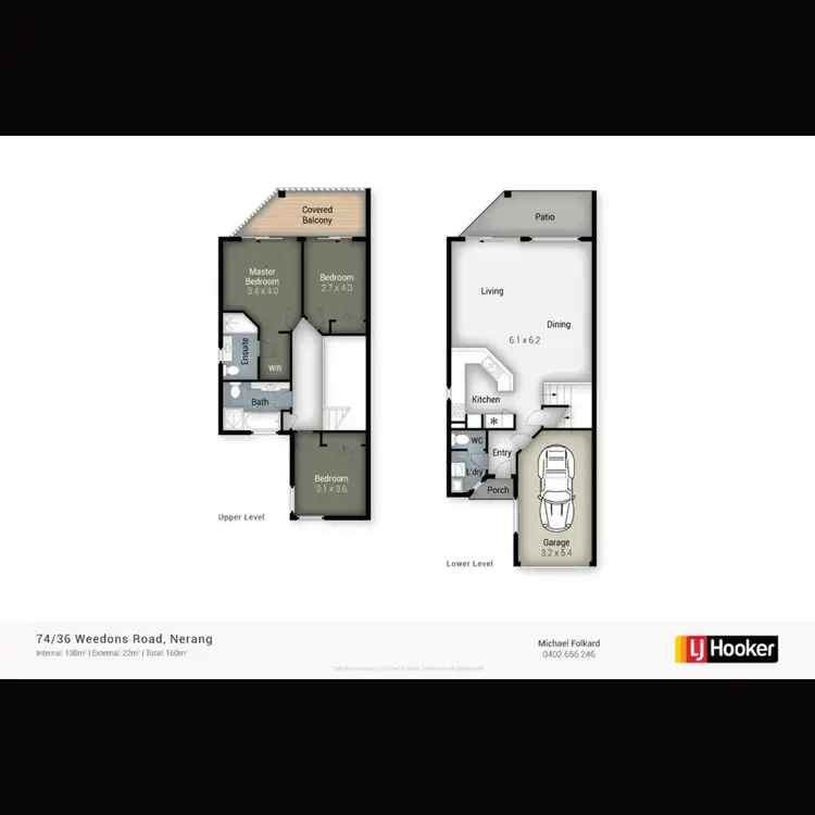 Floorplan of Homely townhouse listing, 74/36 Weedons Road, Nerang QLD 4211