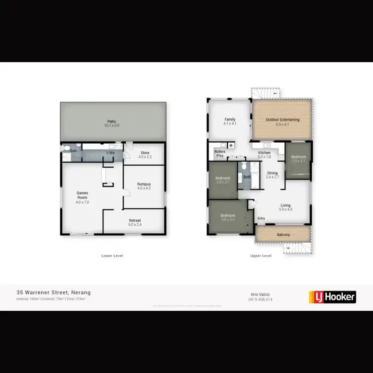Floorplan of Homely house listing, 35 Warrener Street, Nerang QLD 4211